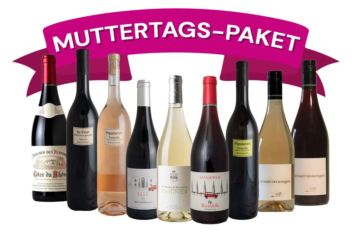 muttertag weinpaket 9er weinbundle