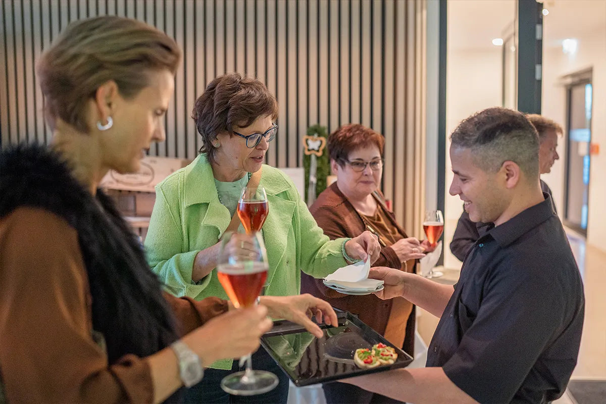 Wine and Events Champagnerempfang und Snacks