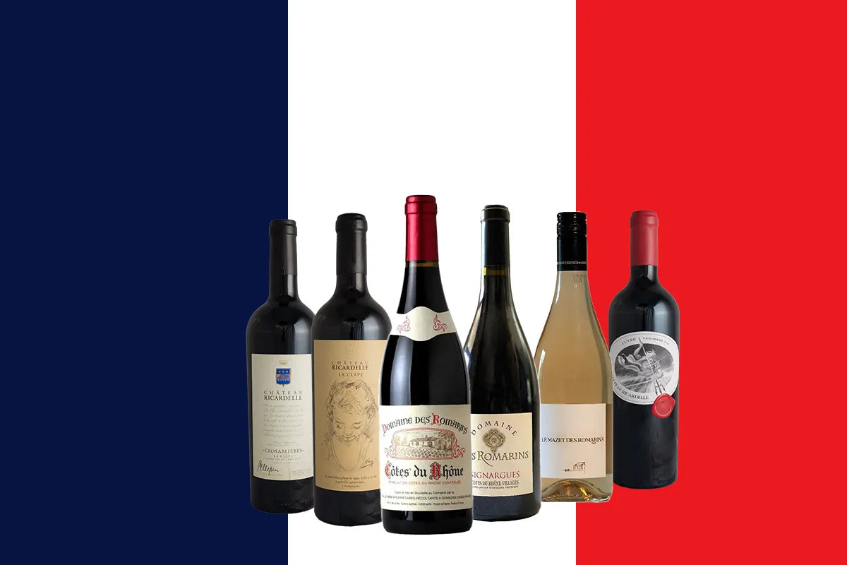 Französische Weine - Weinpaket aus Frankreich 6er