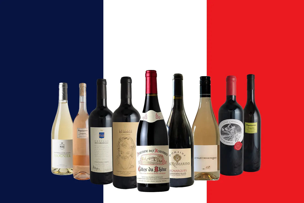 Französische Weine - Weinpaket aus Frankreich 9er