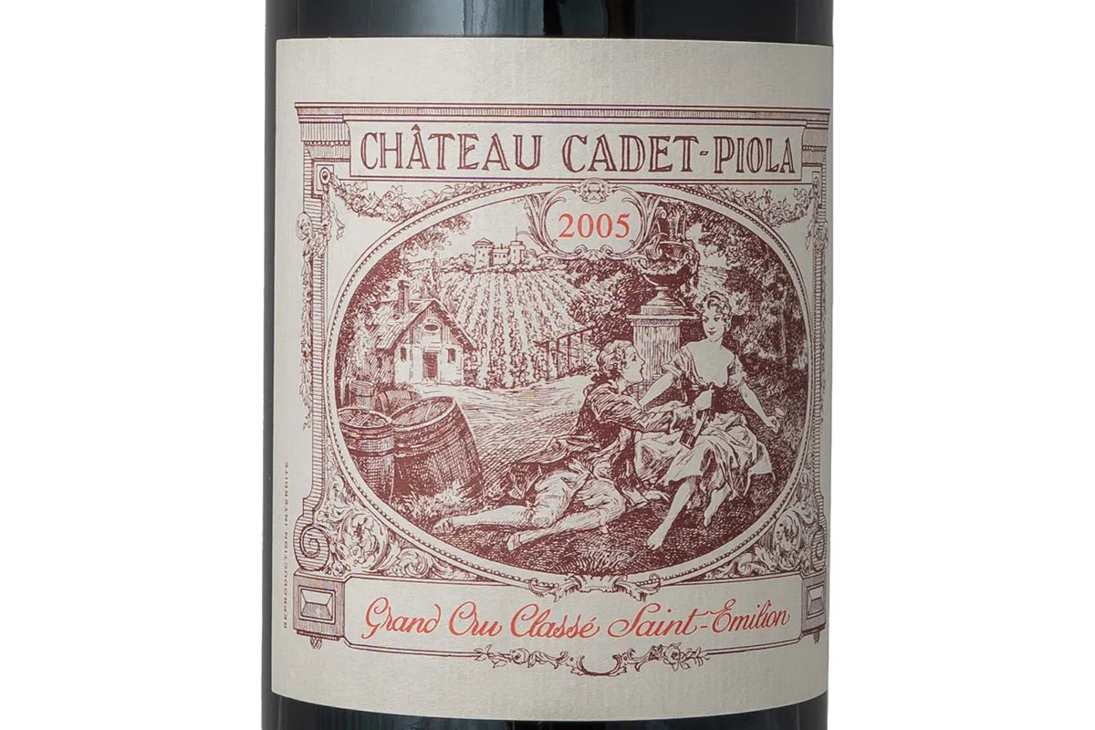 chateau cadet piola 2005 closeup