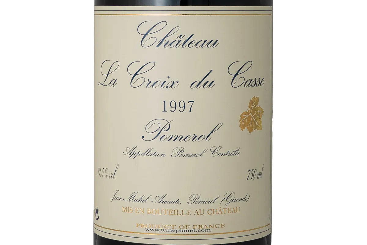 chateau la croix du gasse pomerol 1997 closeup