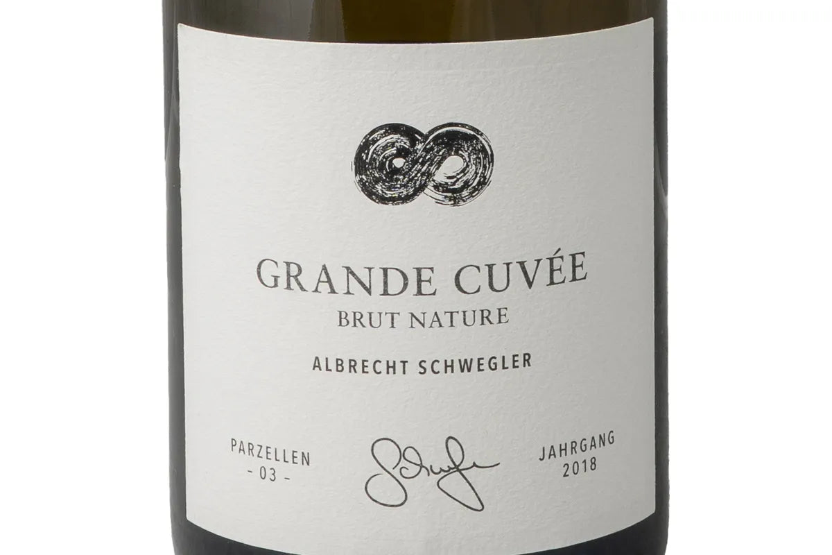 weingut albrecht schwegler grand cuvee closeup