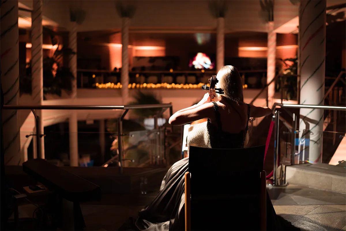 Wine and Dine Christmas Weinevent mit Cellistin